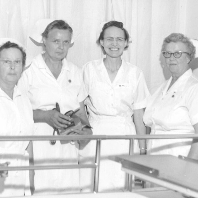 Historic photo of nurses at Bethany